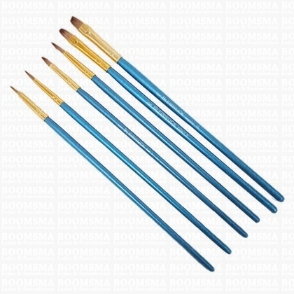 Brushes synthetic 6 pieces - pict. 1