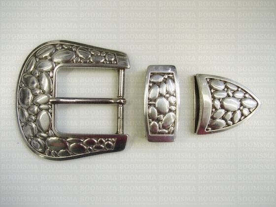 Buckle set: 'stone' 38 mm (ea) - pict. 3