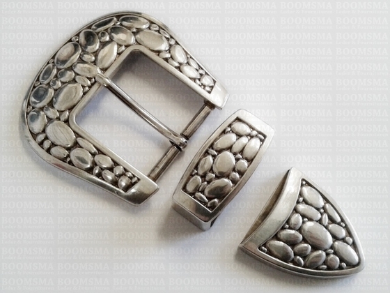 Buckle set: 'stone' 38 mm (ea) - pict. 2