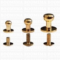 Button studs gold SMALL  (per 10 pcs.)