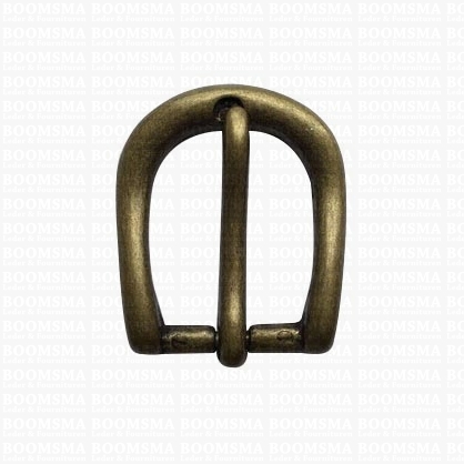 Ceintuurgesp 20 mm antique brass plated version 8 - pict. 1