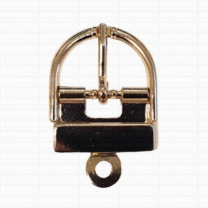 Centre bar buckles de luxe gold 25 mm - pict. 1