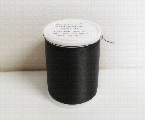 Cotton thread black nr. 10 black (136) - pict. 2