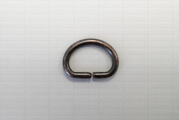 D-ring unwelded nearly black 12 mm  - pict. 2