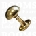 Rivets: Domed rivet gold Ø 10 mm, pin 7 mm (per 10) - pict. 1