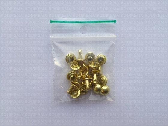 Rivets: Domed rivet gold - pict. 5