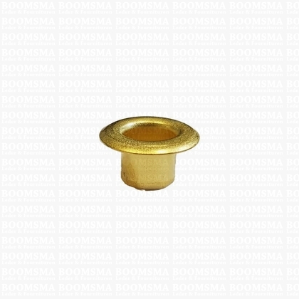 Eyelets: Eyelet 1351S (Split) gold 9,8 × 5 × 5.5 mm (widht × hole × hight) , 1351S (per 1000 (M/pk)) - pict. 1