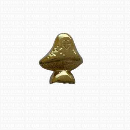 Ornament gnomes gold Toadstool - pict. 1