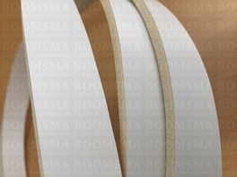 Belts/strips of veg-tanned leather sides white