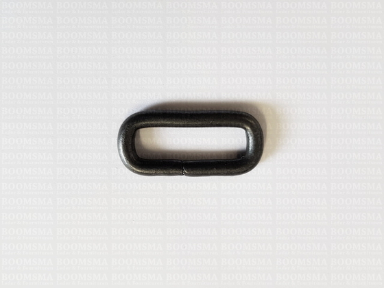 Rectangle loop nearly black 25 mm (per 10) - pict. 2