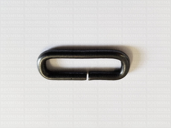 Rectangle loop nearly black 30 mm (per 10) - pict. 2