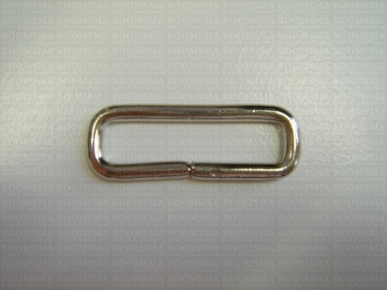 Rectangle loop silver 30 mm (per 10) - pict. 2