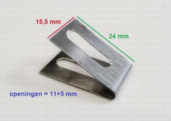 Reinforcement-plate for handle (per 10) colour: silver - pict. 3