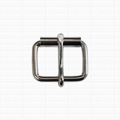 Roller buckle slim silver 25 mm, Ø 3,5 mm (ea) - pict. 1