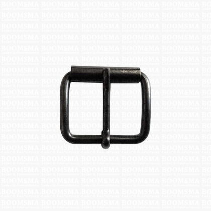 Roller buckle slim curved nearly black 30 mm - pict. 1