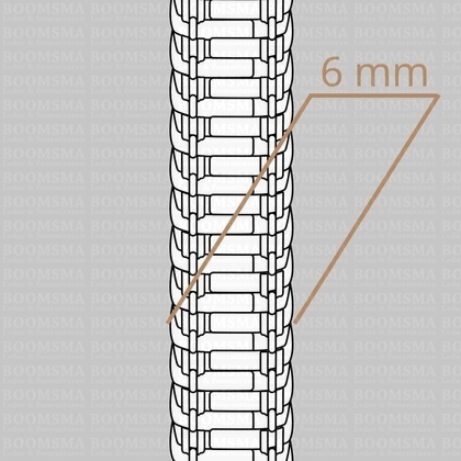 Zipper nylon spiral 40 cm COLOURED Donkerrood (520) - pict. 2