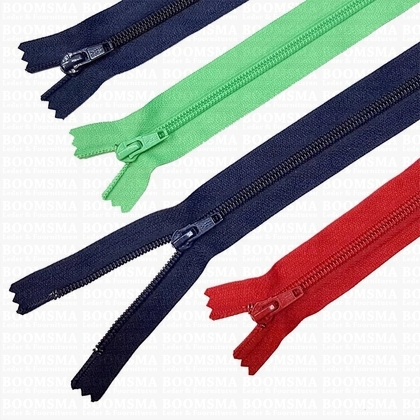 Zipper nylon spiral 20 + 30 cm COLOURED - pict. 4