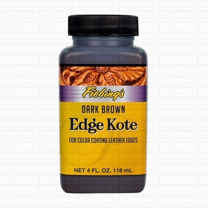 Fiebing Edge kote 118 ml donkerbruin Donkerbruin - afb. 1