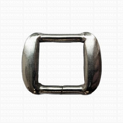 Handvatring 'plat' zilver 24 mm (ronde deel) per stuk - afb. 1